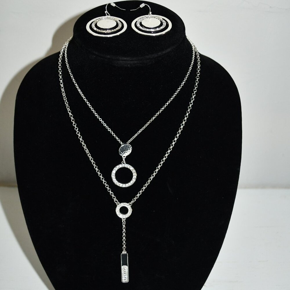 MIXIT Costume Jewelry Set (Two necklaces, Earrings)